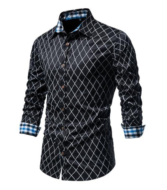 Men's City Style Fashion Shirt - Slim Fit