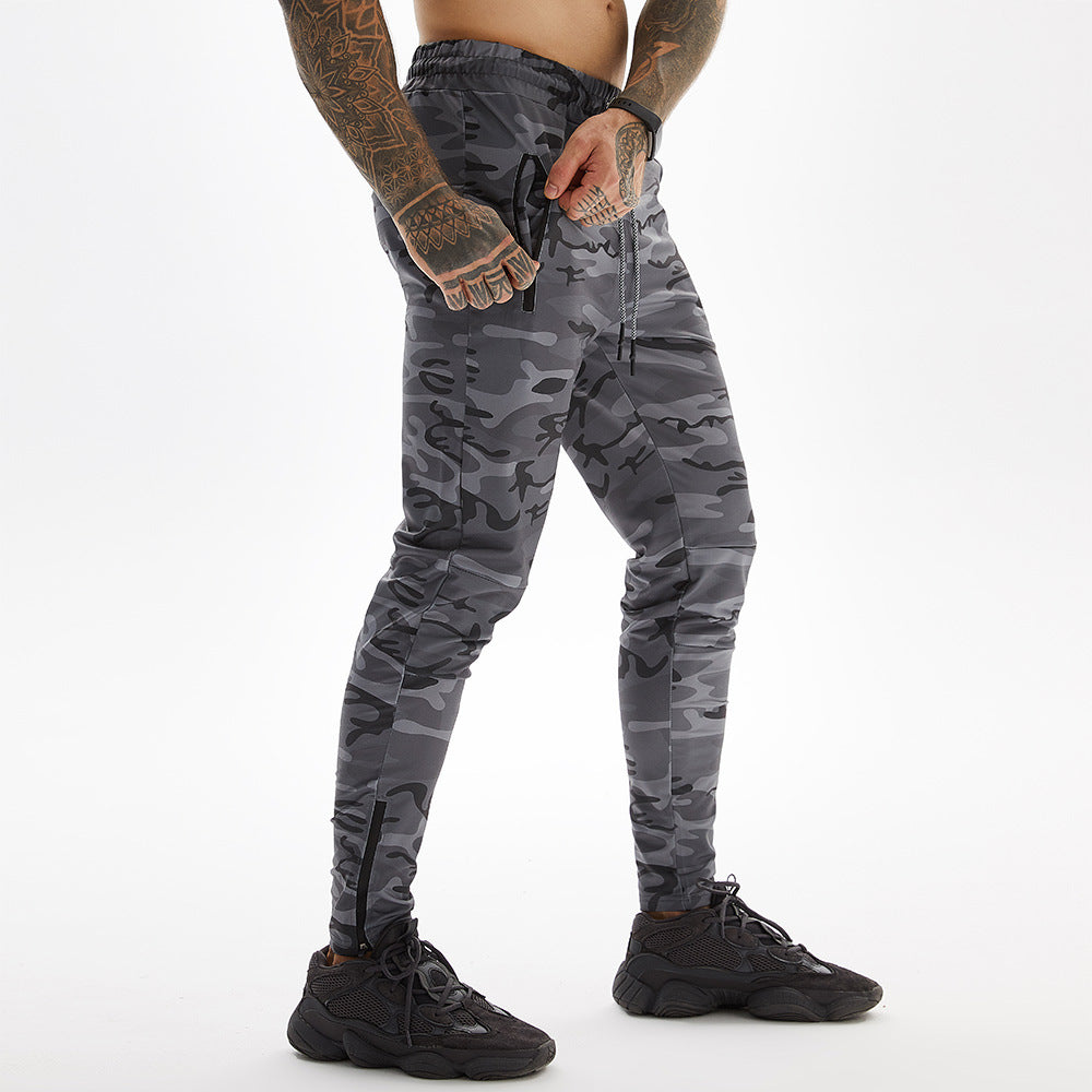 Men's Multi-pocket Camo Trousers