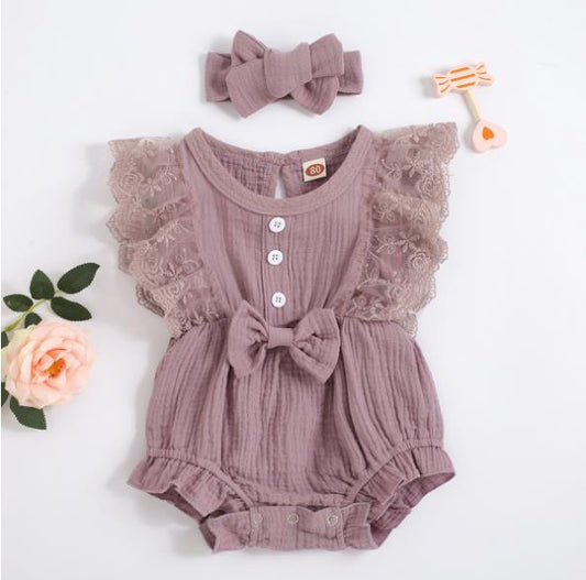 Newborn Ruffled Romper