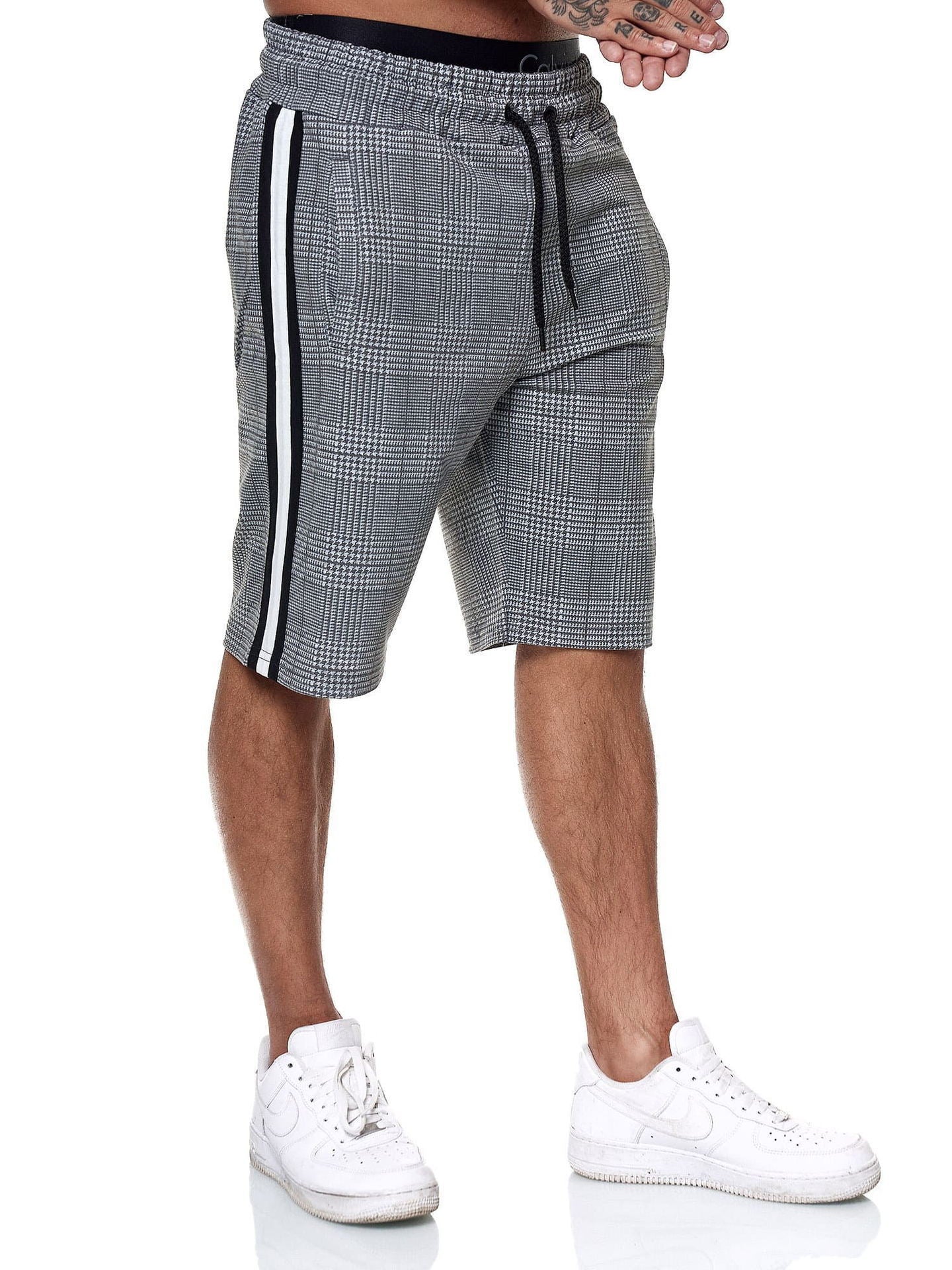 Plaid Casual Men's Shorts