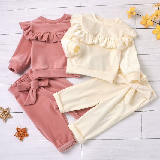 Infant's Velour Pants Set