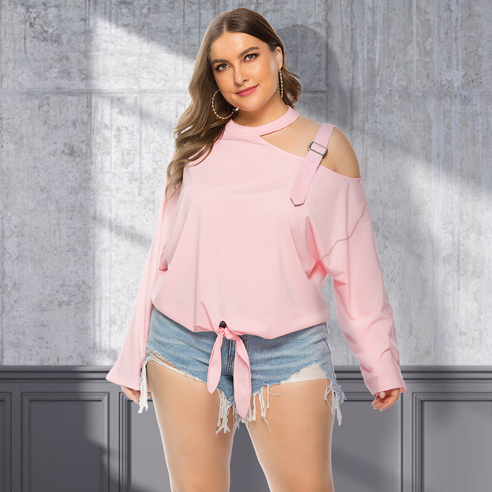 Trendy Cold Shoulder Top