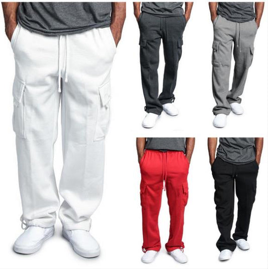 Men's casual multi-pocket joggers