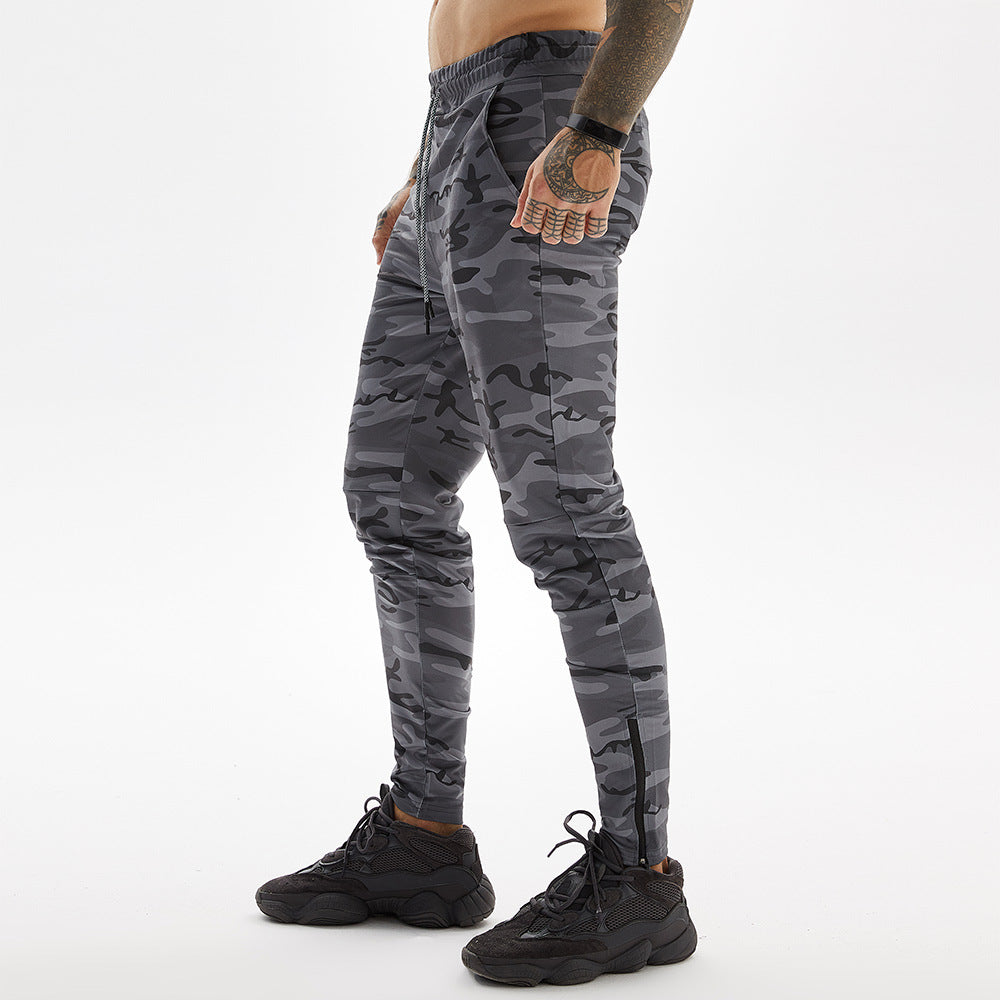Men's Multi-pocket Camo Trousers