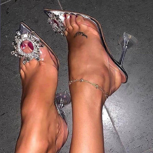 Luxury Women Transparent High Heels
