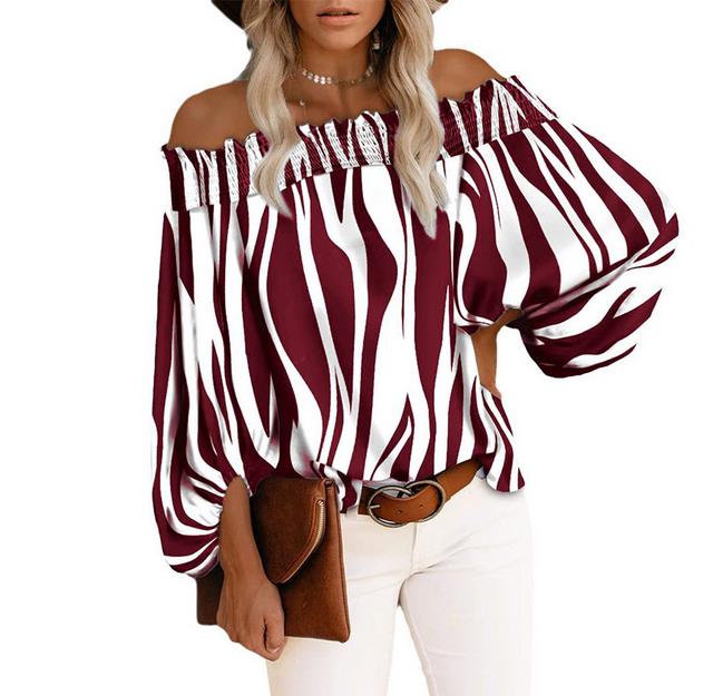 Sexy Off-shoulder Fashion Shirt
