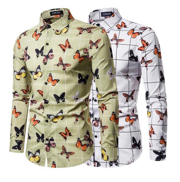 Men's Printed Slim Fit Shirt