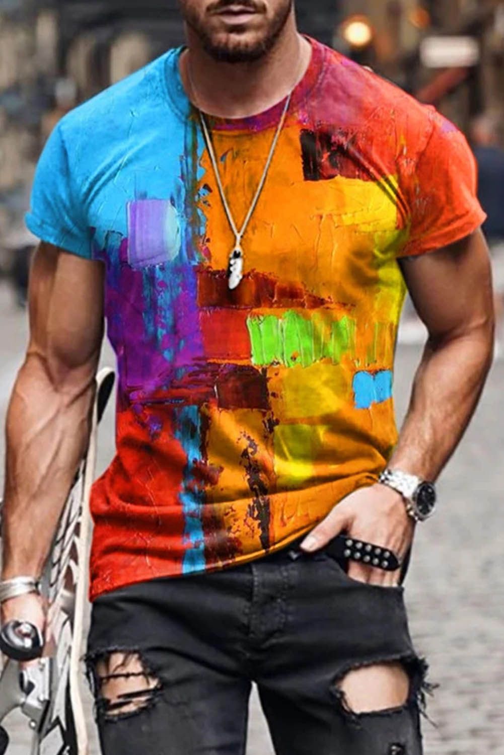 Abstract Men's T-shirt