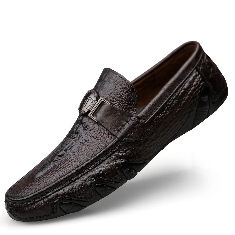 Mocassin Croco Homme