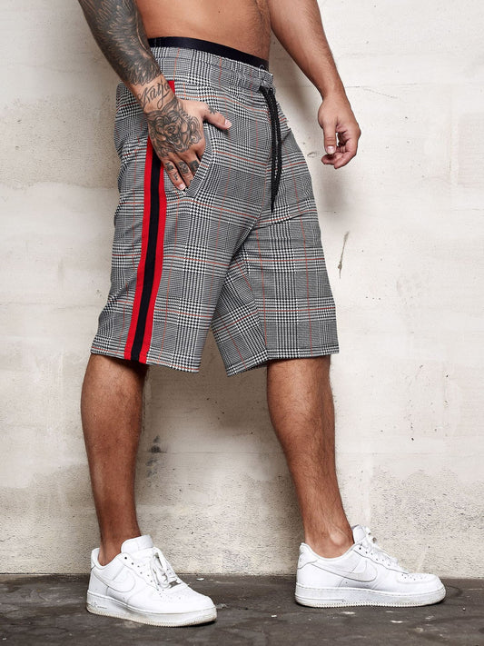 Plaid Casual Men's Shorts
