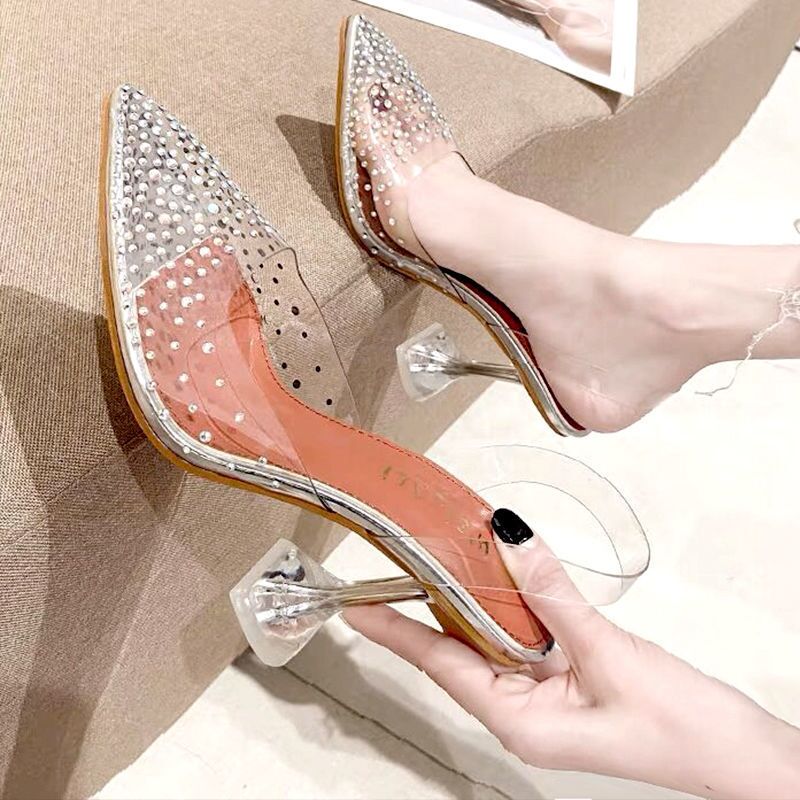 Luxury Women Transparent High Heels