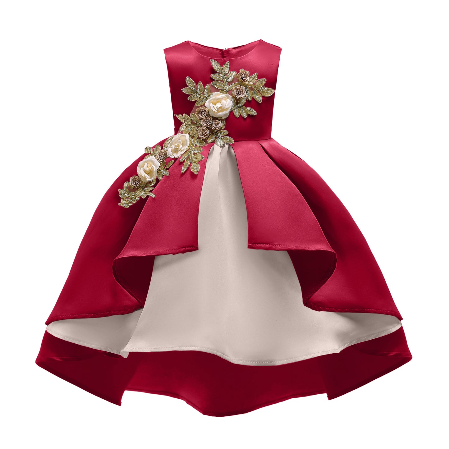 Girl's embroidered Princess style dress