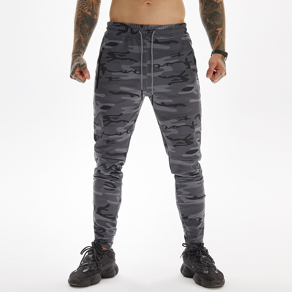 Men's Multi-pocket Camo Trousers
