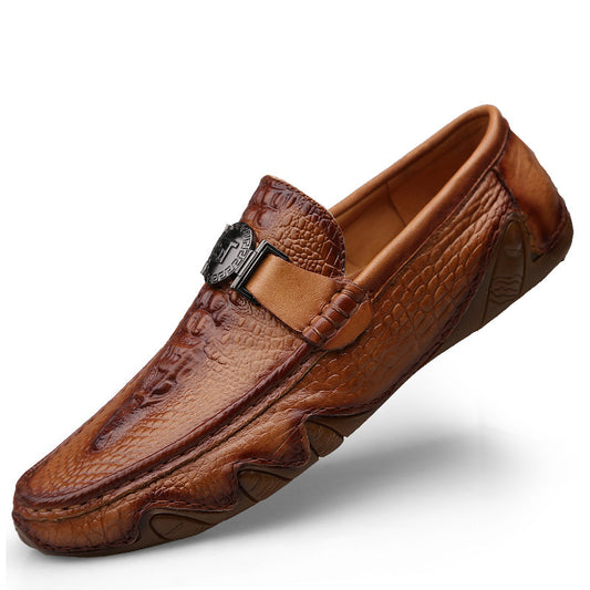 Mocassin Croco Homme