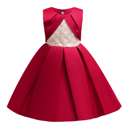 Satin Children's Princess Dress