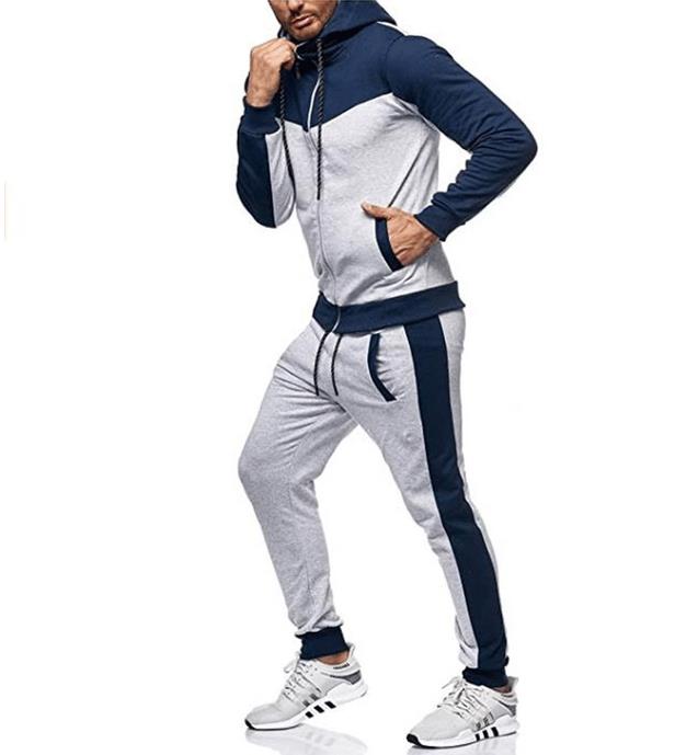 Hooded casual suit