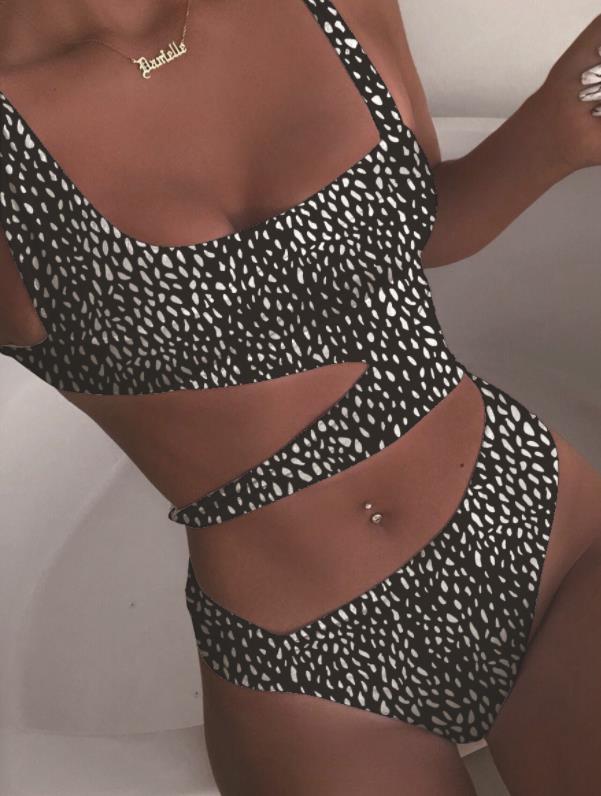 One-piece Cut-out Swimsuit