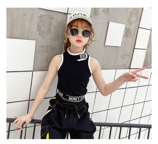 Girl's HipHop Style Sleeveless Top