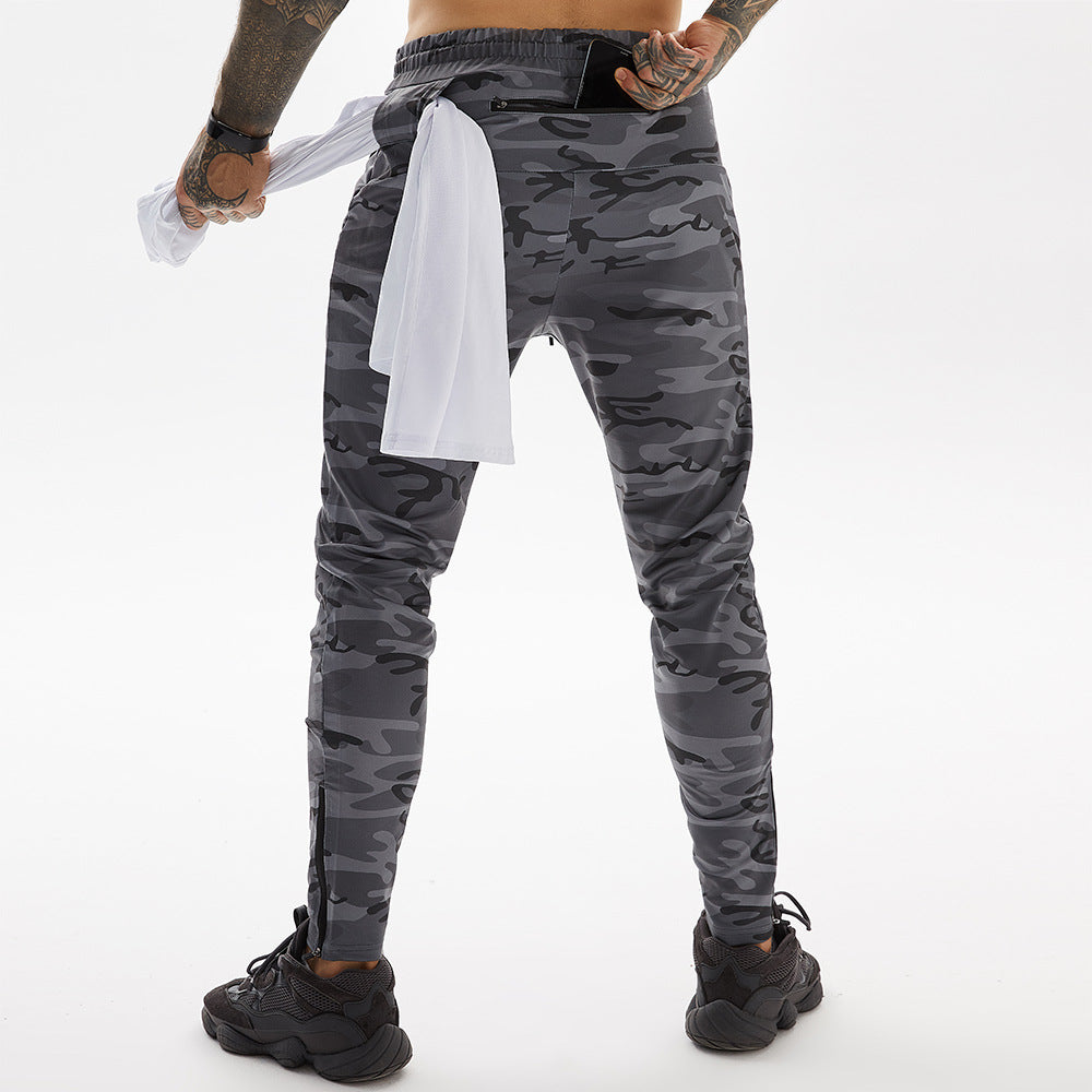 Men's Multi-pocket Camo Trousers