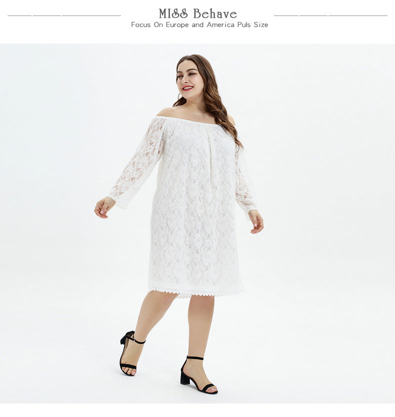 Lace Off The Shoulder Dress