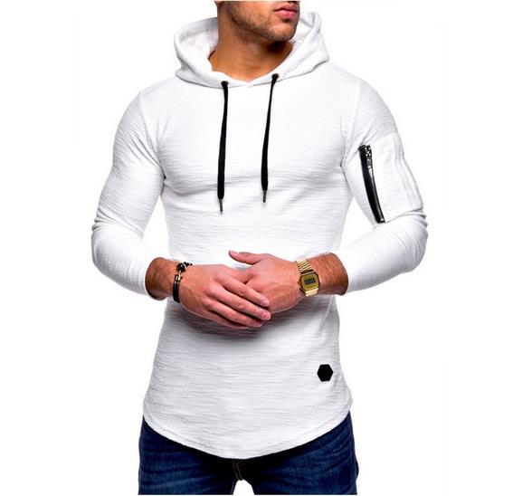 Fashion Hooded Men's Casual Long Sleeve Sweater