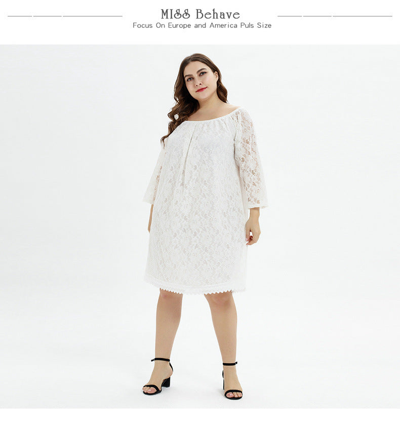 Lace Off The Shoulder Dress