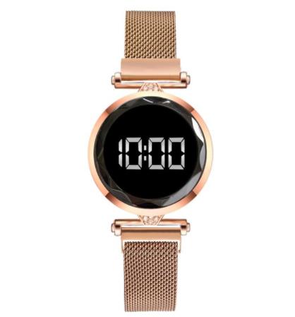 Women Magnetic Mesh Bracelet Watch