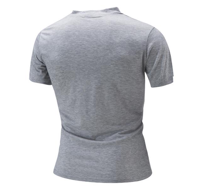 Men's  Printed V-neck Casual T-Shirt - Slim Fit