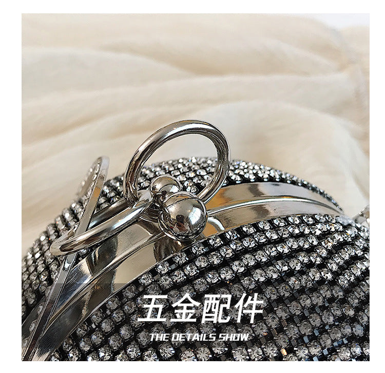 Tassel Rhinestone Ball Purse