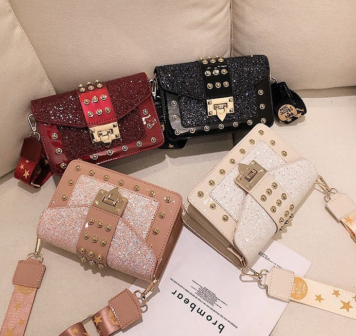 Cross-body Bag with rivets- Small