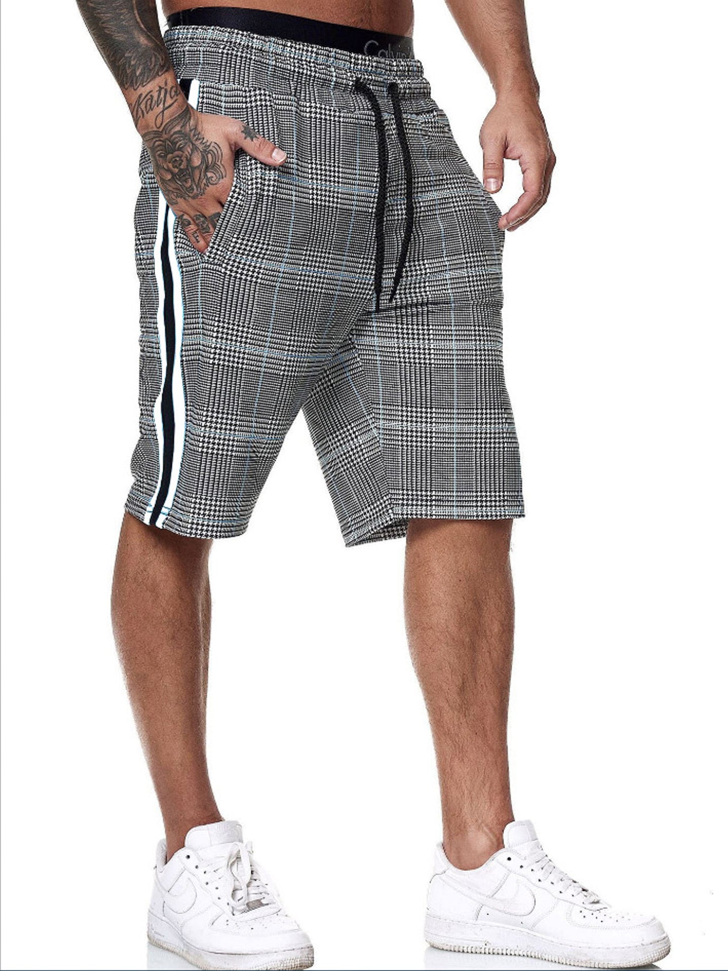 Plaid Casual Men's Shorts