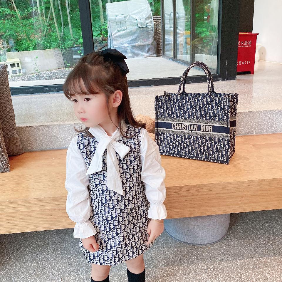 Girls dress printed A-line skirt