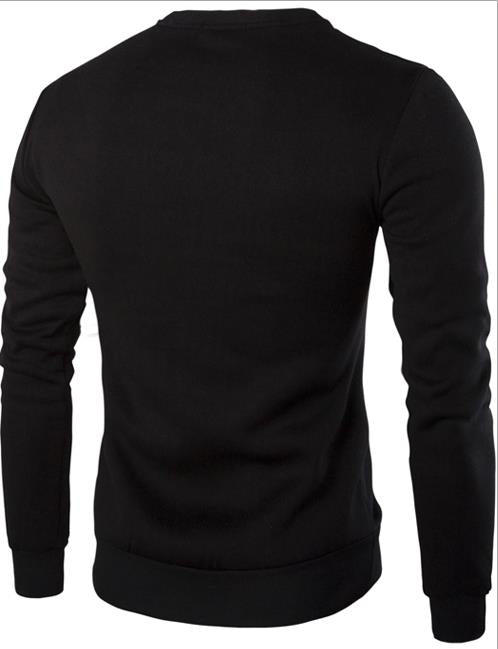 Men's Quilted Zippered Sweater