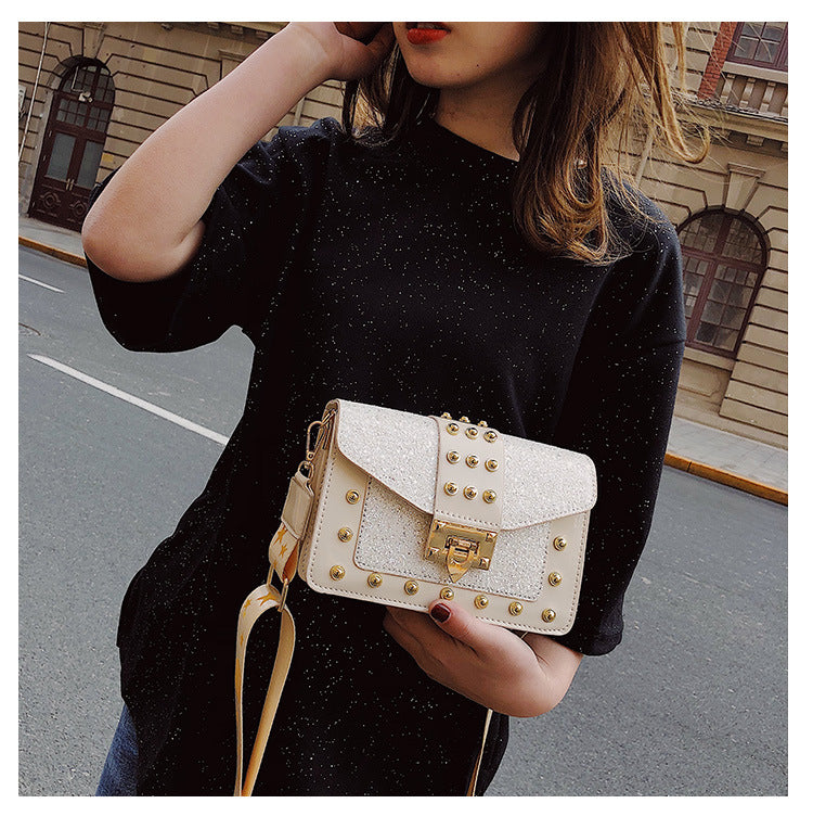 Cross-body Bag with rivets- Small