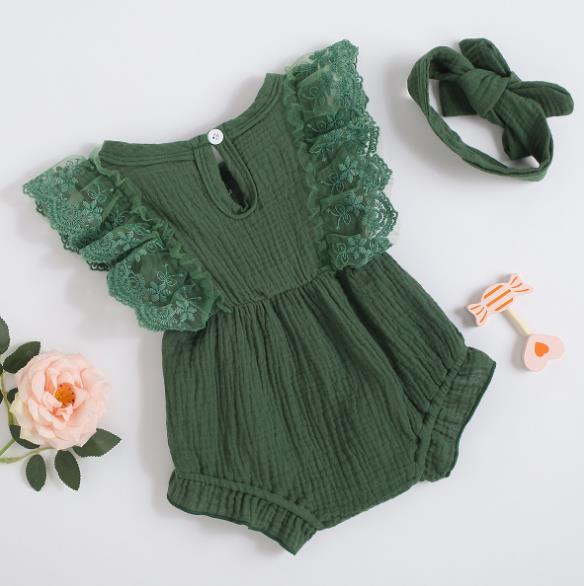 Newborn Ruffled Romper