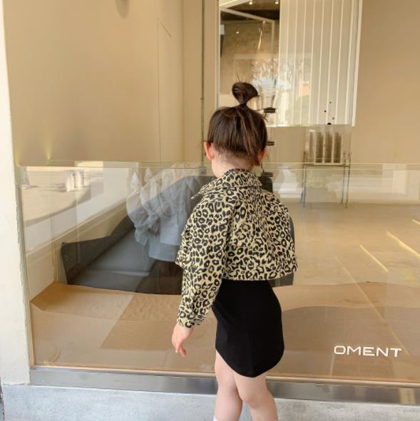 Leopard Print Jacket with Black Dress