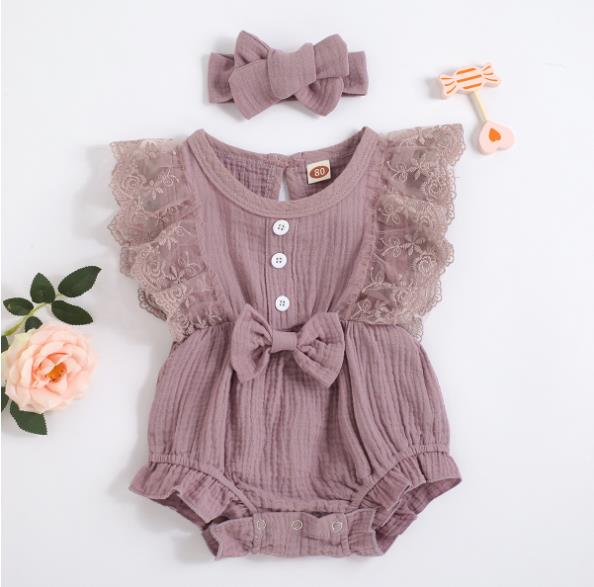 Newborn Ruffled Romper