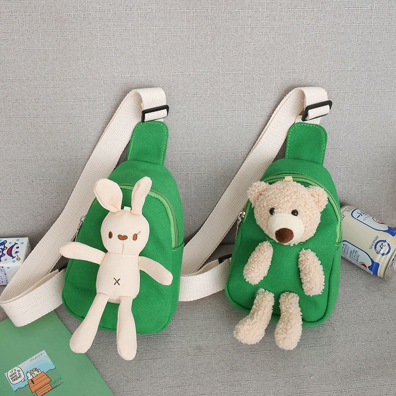 Cute Animal Zipper Crossbody Back Pack