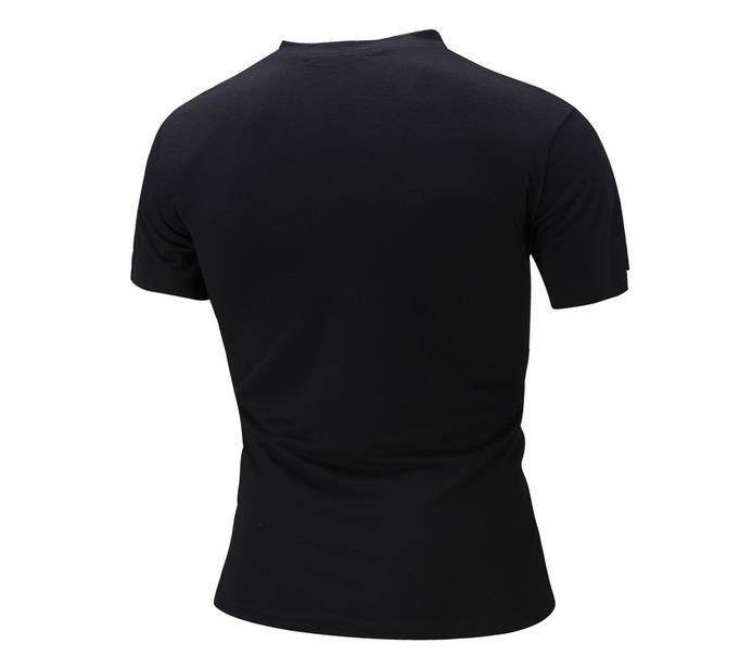 Men's  Printed V-neck Casual T-Shirt - Slim Fit