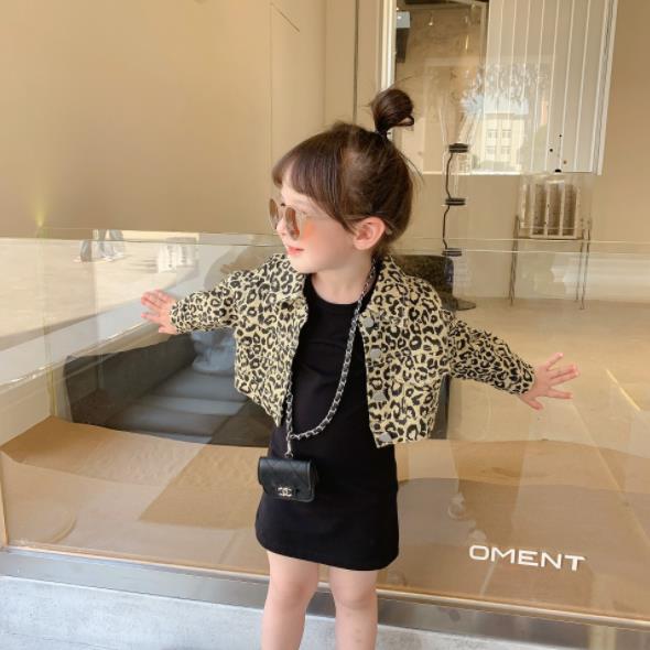 Leopard Print Jacket with Black Dress