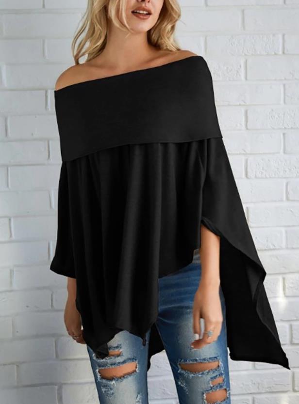 Off Shoulder High/Low Hemmed Top