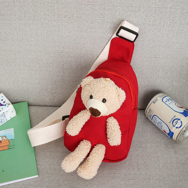 Cute Animal Zipper Crossbody Back Pack
