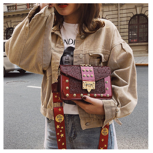 Cross-body Bag with rivets - Small