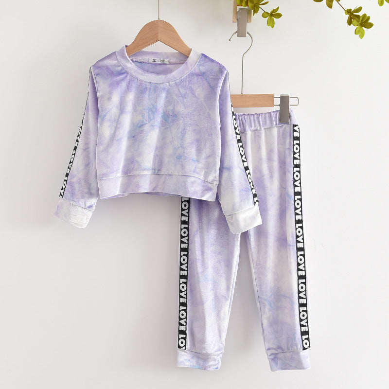 Girl's Velour Suit