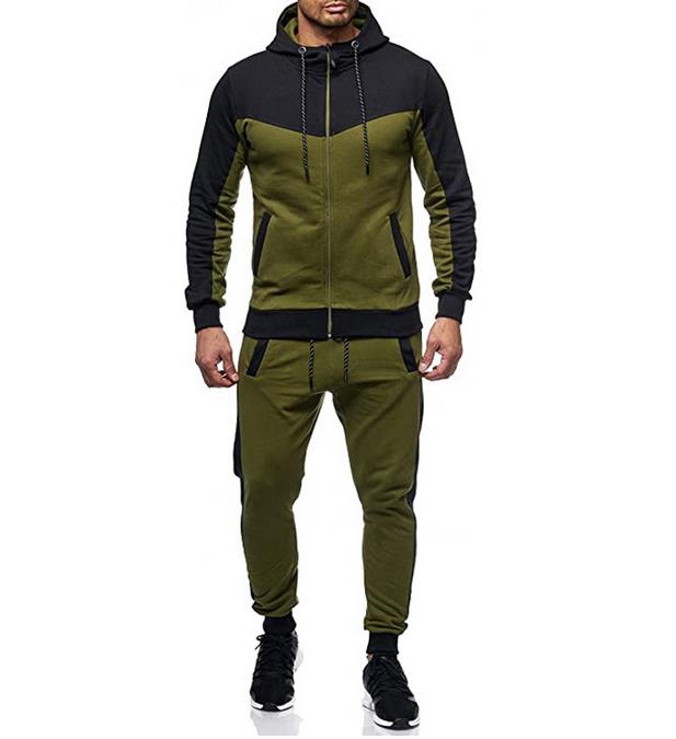 Hooded casual suit