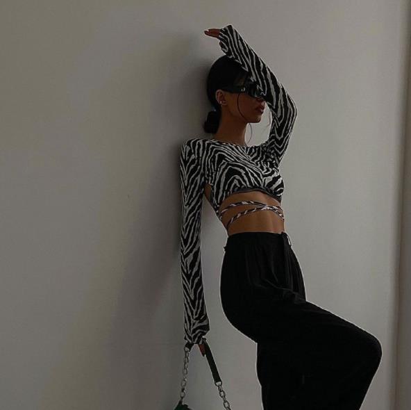 Navel Lace Up Top