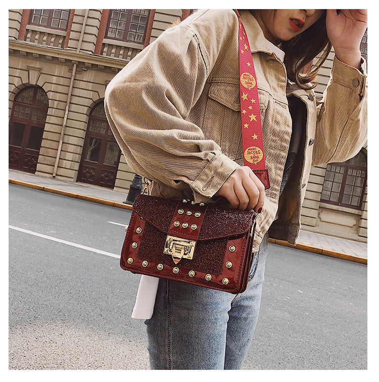 Cross-body Bag with rivets- Small