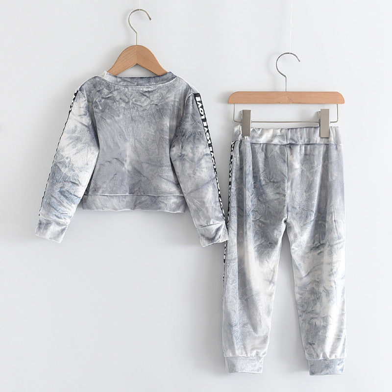 Girl's Velour Suit