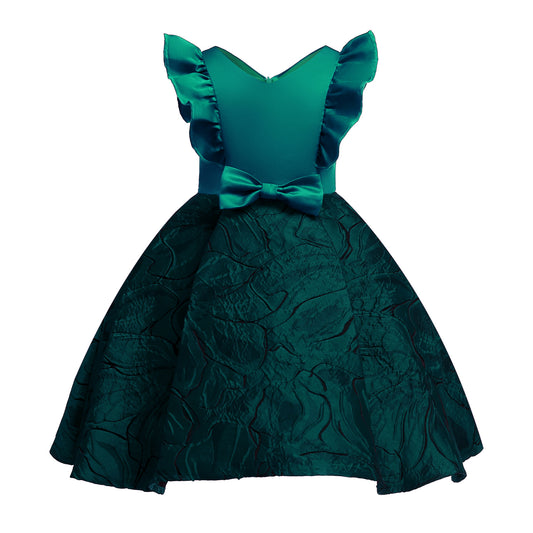 Girls Jacquard Princess Dress