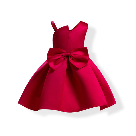 One shoulder Satin Dress